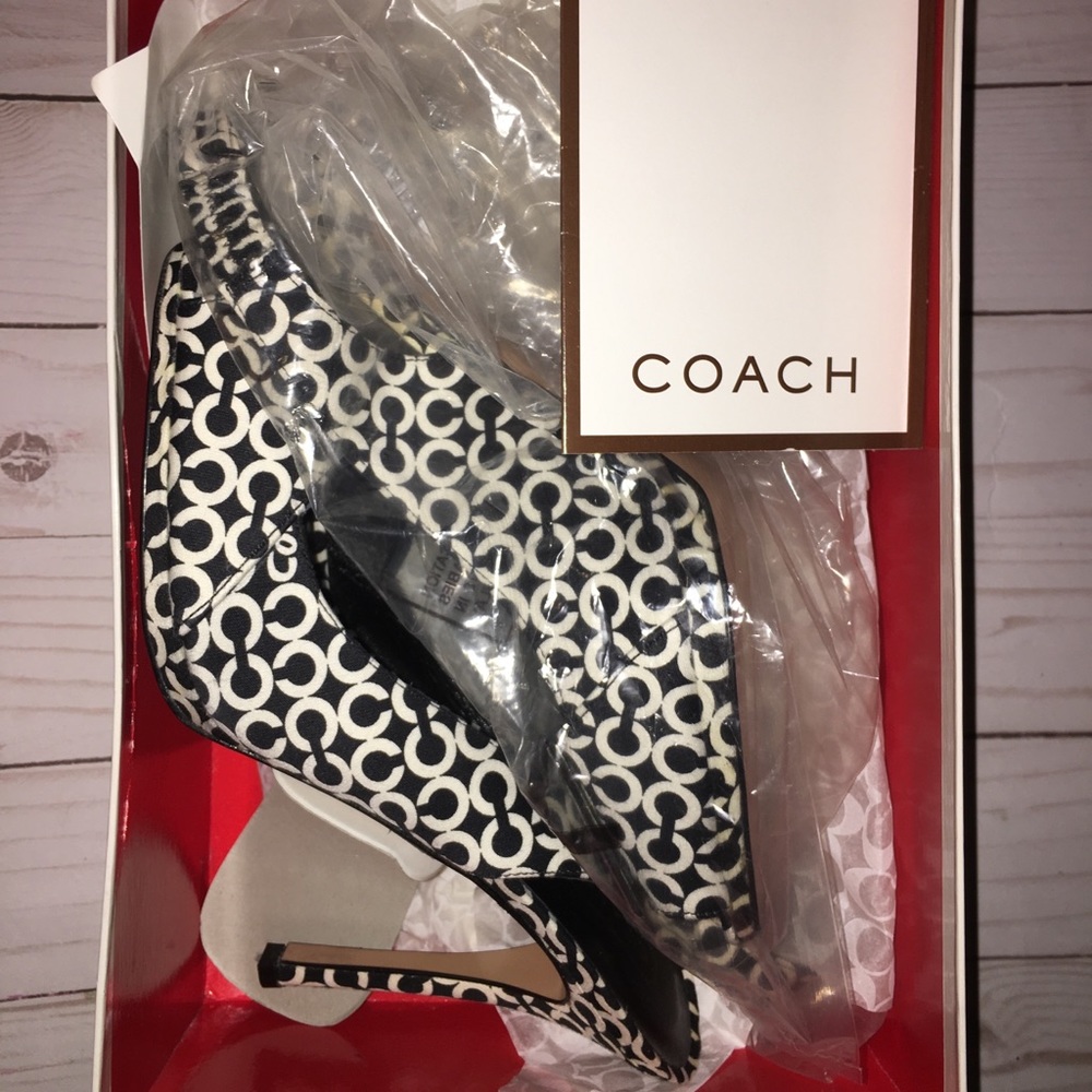 Coach signature heels